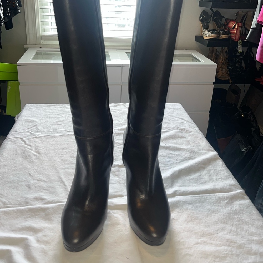 Nine West Elegant Brown Knee-High Women's Boots